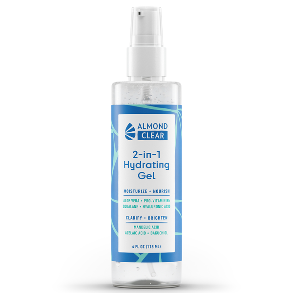 2-in-1 Hydrating Gel | Ultra-Lightweight Moisturizer – Almond Clear