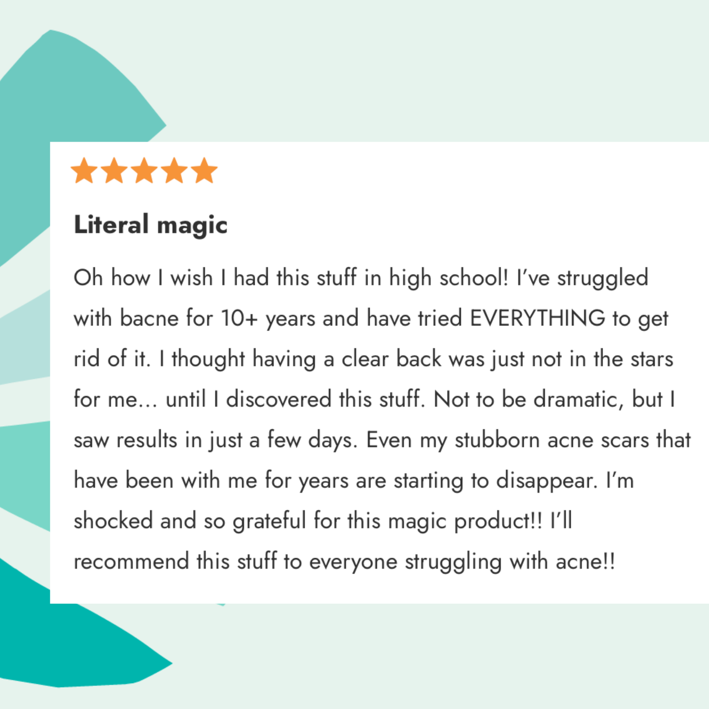 Back Acne Treatment - Level 2 Mandelic Acid Serum