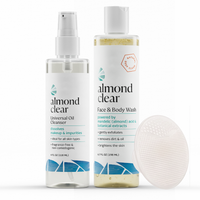 Double cleanse kit with Universal Oil Cleanser and the Face and Body Wash plus the Silicone Scrubber